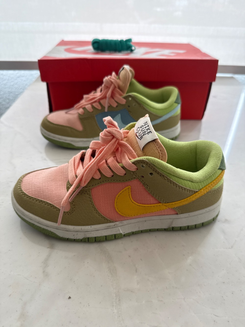 Nike Dunk Low Next Nature Sun Club Arctic Orange — 34, Usado