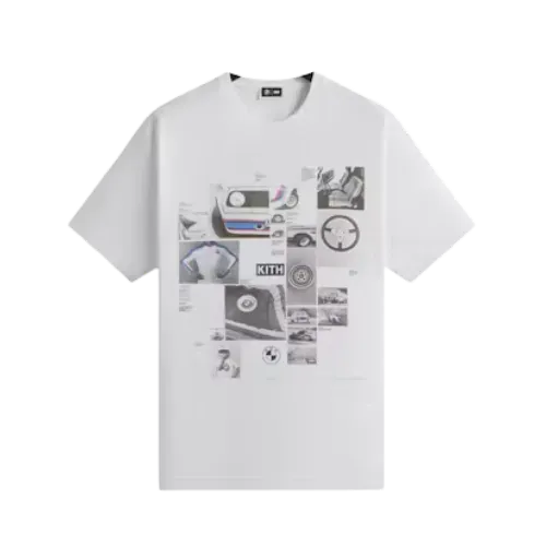 BMW x Kith Camiseta Motorsport Vintage White - Droper