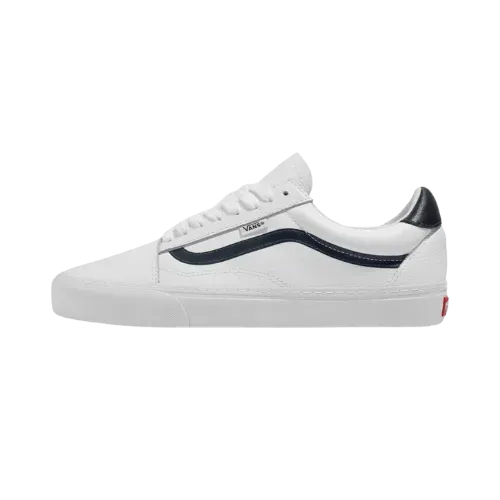 Vans Old Skool Leather White Navy