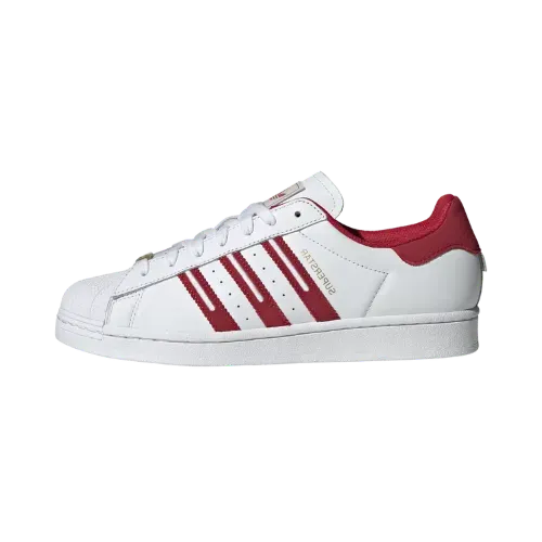 adidas Superstar Cloud White Team Victory Red