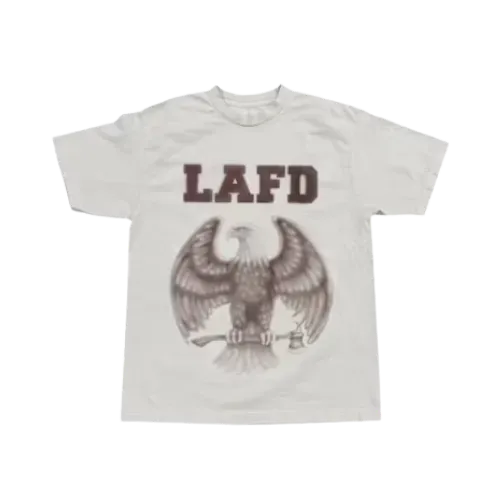Camiseta Travis Scott LAFD White
