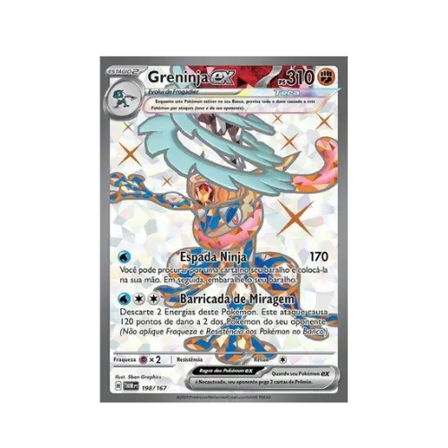Greninja ex 2024 Pokémon TCG (198/167) - Droper