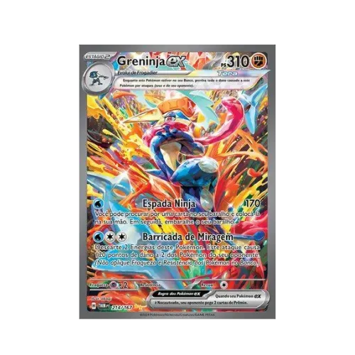 2024年 ポケモンカード Greninja EX SFA Greninja ex 2024 Pokémon TCG (214/167) - Droper