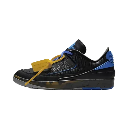 Off-White x Air Jordan 2 Low SP Black Royal