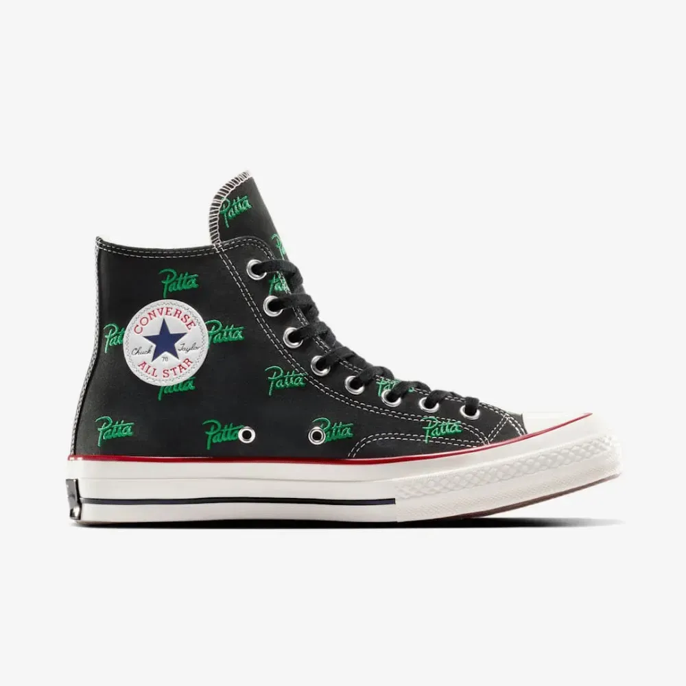 Patta x Converse Chuck 70 Black - Droper