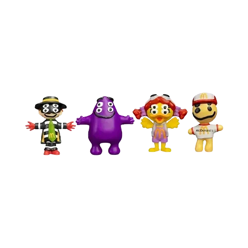 CPFM x McDonald's Toys Hamburglar Grimace Birdie The Early Bird Cactus Budd