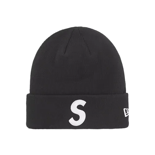 New Era x Supreme S Logo Black