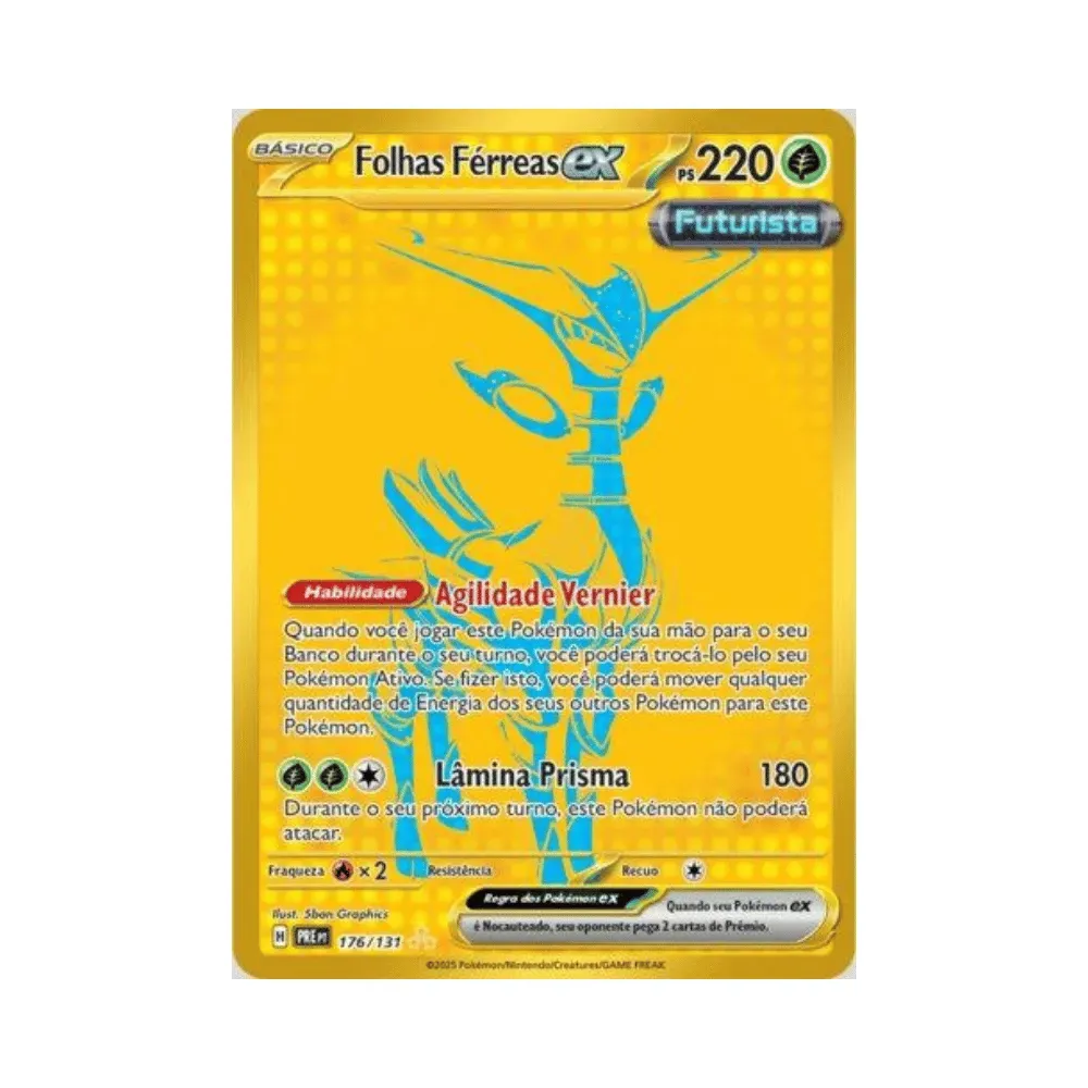 Folhas Férreas ex 2025 Pokémon TCG (176/131) - Droper