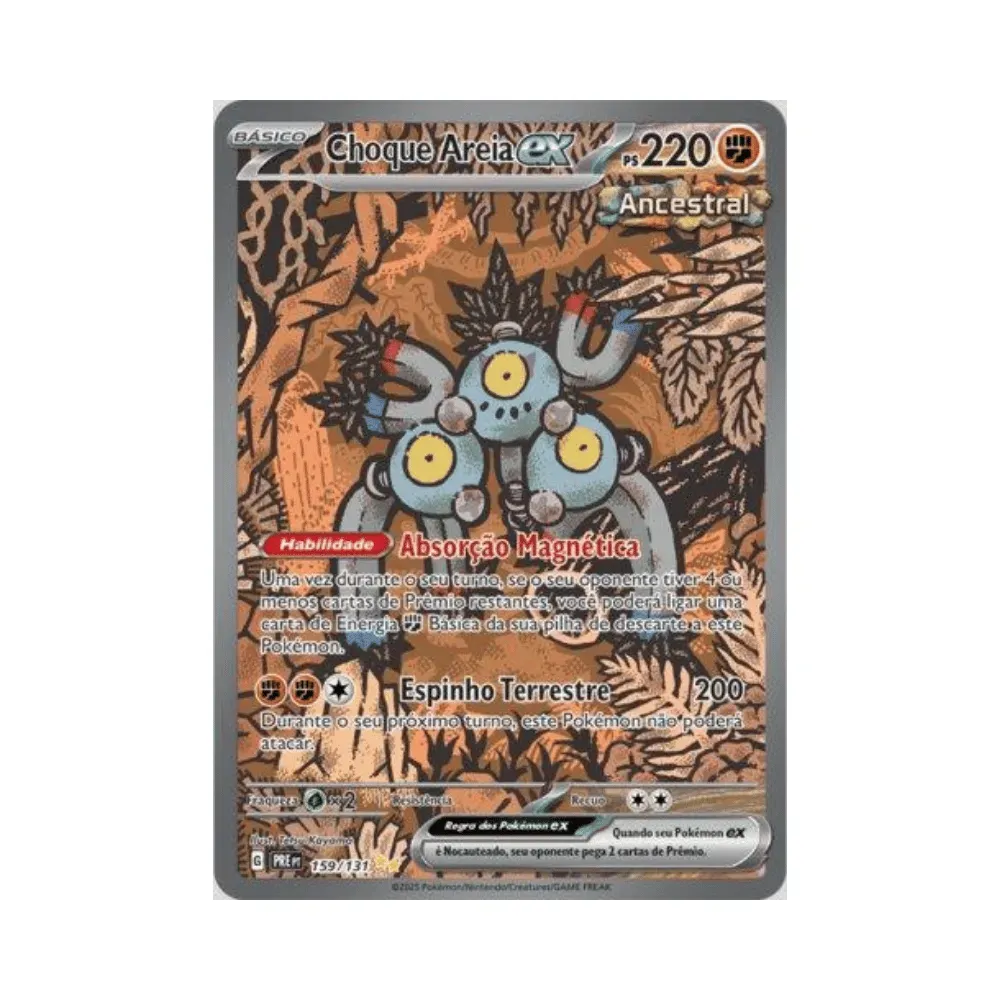 Choque Areia ex 2025 Pokémon TCG (159/131) - Droper