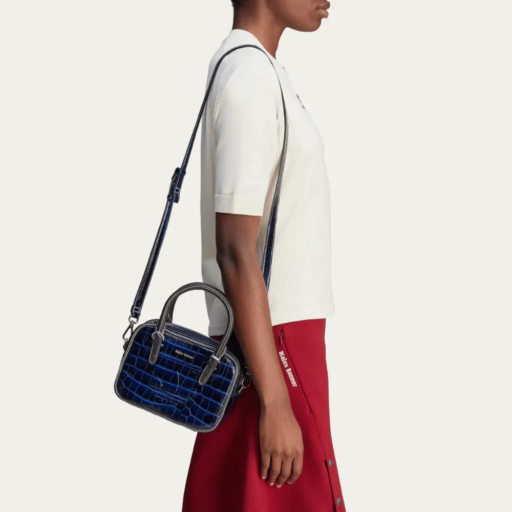 Wales Bonner x adidas Bolsa Pequena Collegiate Navy foto 5