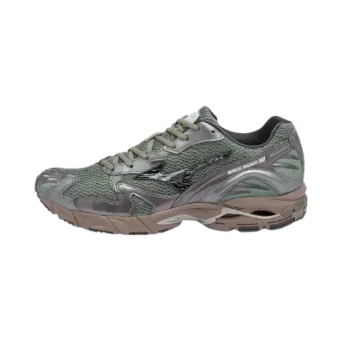 Mizuno Wave Rider 10 Agave Green Black Sand Metallic Grey