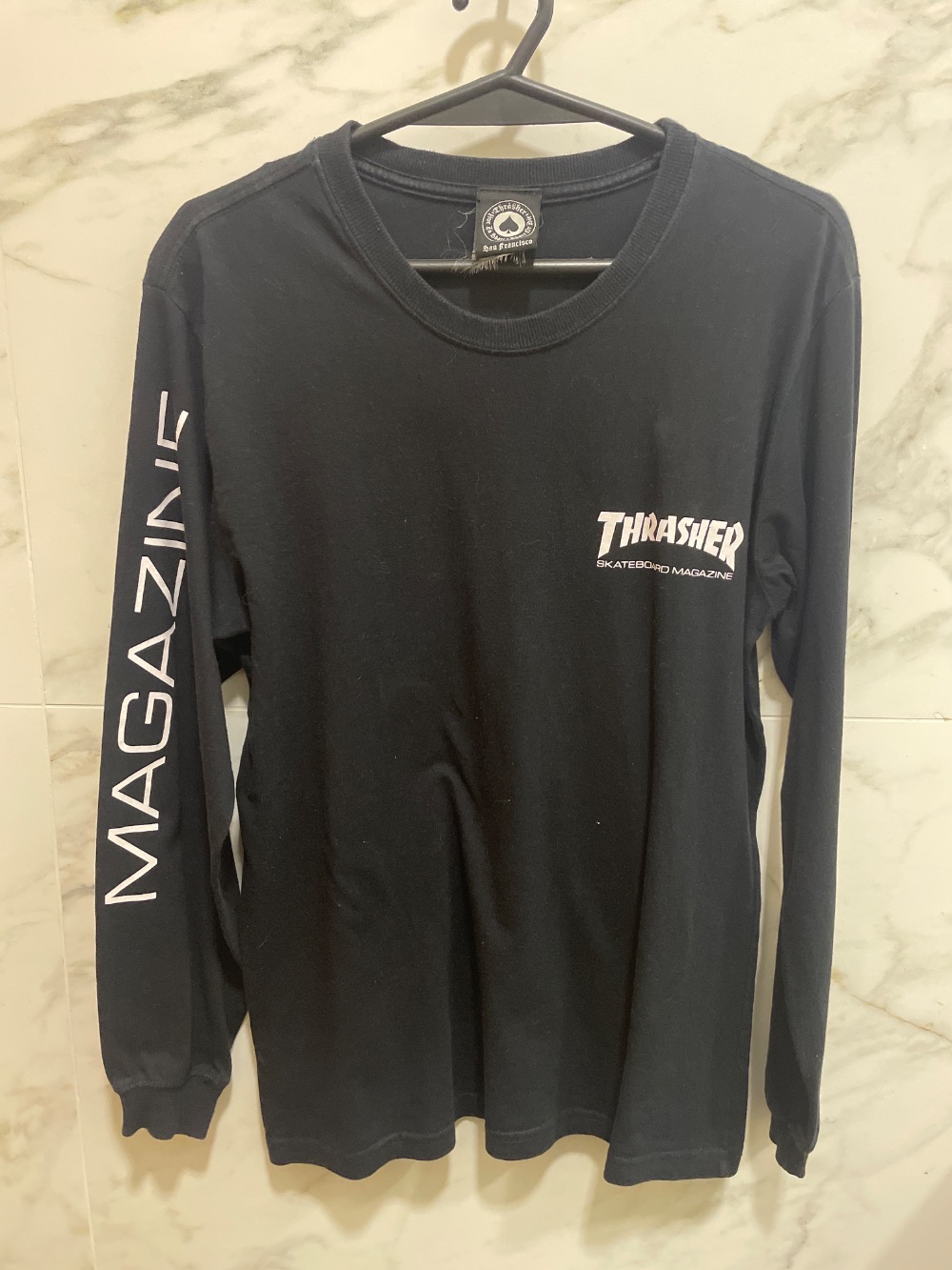Camiseta Manga Longa Thrasher Magazine Black