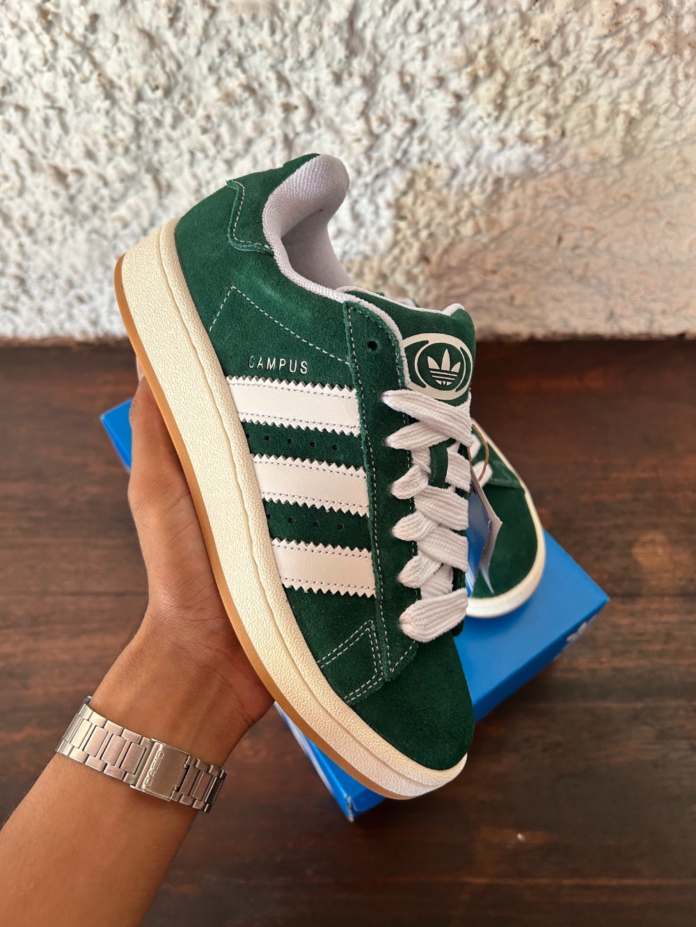 adidas Campus 00s Green White Gum — 35 / 36 / 37, Novo
