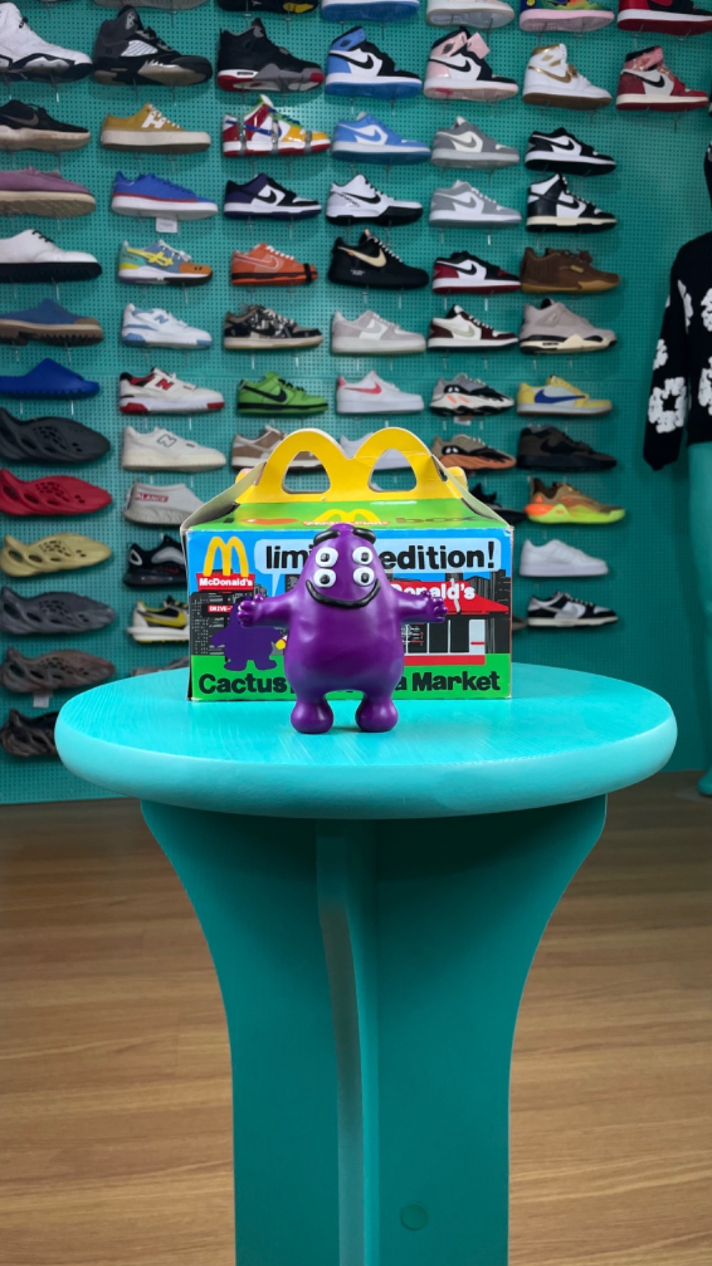 CPFM x McDonald's Toys Hamburglar Grimace Birdie The Early Bird Cactus Budd