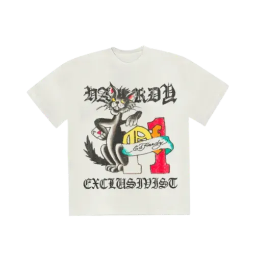 Ed Hardy x Exclusiviist 1of1 Camiseta Ace Of Spades Off White