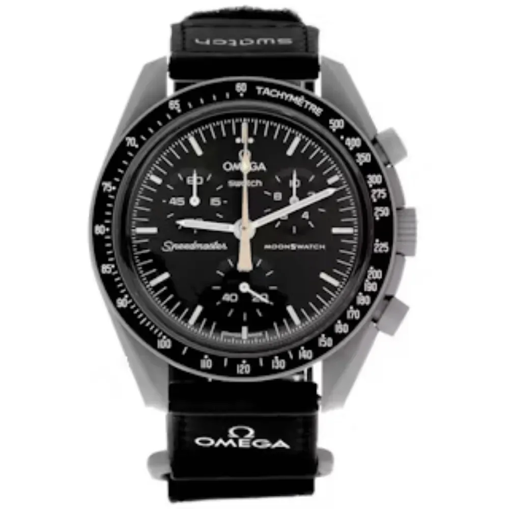 R*e様 Mission to Moonshine SO33M102-106 Swatch x Omega Relógio Bioceramic Moonswatch Mission Moonshine