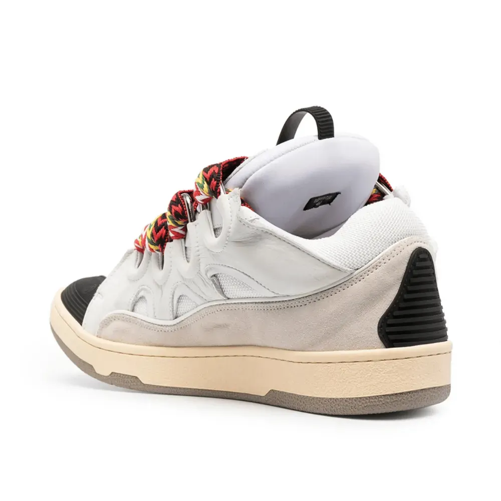 Lanvin Curb Leather White Ivory - Droper