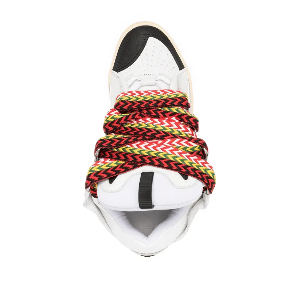 Lanvin Curb Leather White Ivory - Droper