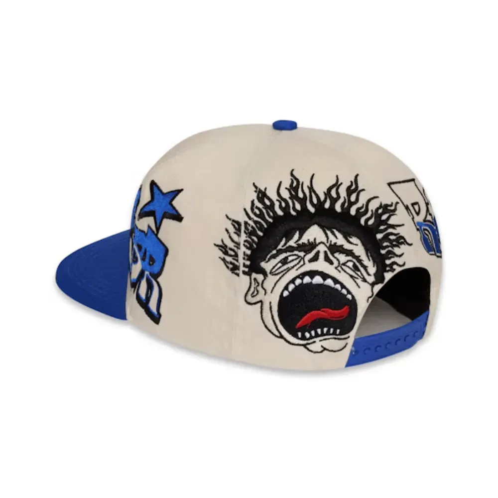 Boné Hellstar Records Snapback Blue White - Droper