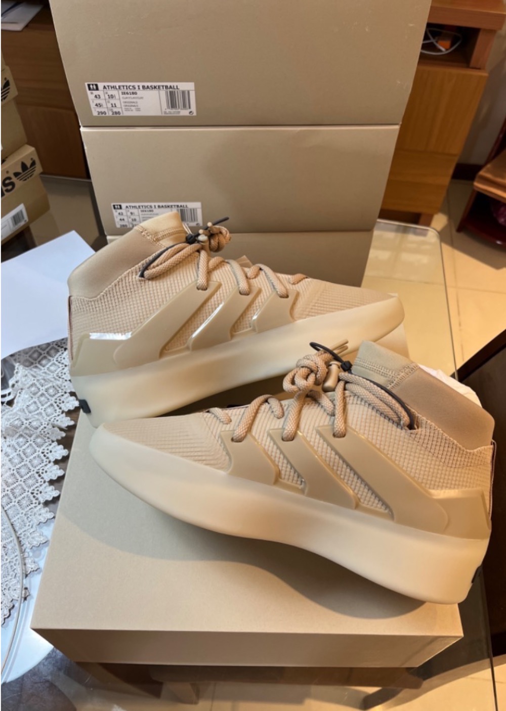 adidas Fear Of God Athletics I Basketball Clay Argile