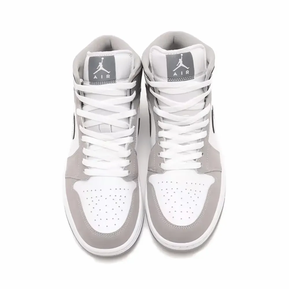 Air Jordan 1 Mid SE White Medium Grey Cool Grey foto 2