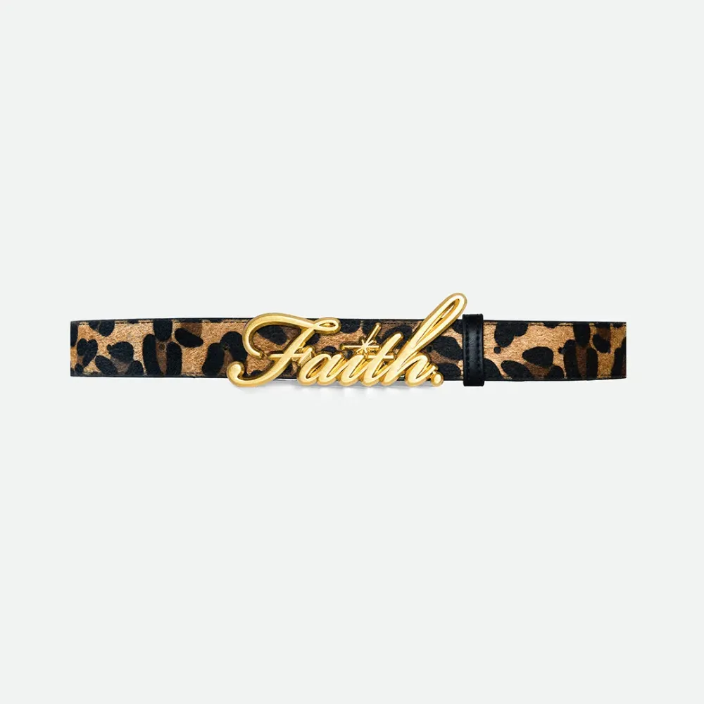 Cinto FAITH BY LUIS The Valentino Leopard Gold - Droper