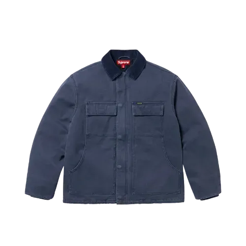 Jaqueta Supreme Old English Canvas Work Navy - Droper
