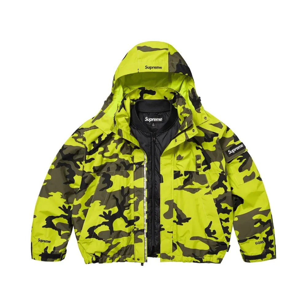 ジャケット・アウター Supreme Wet Weather Parka m65 11AW Jaqueta Supreme 2-in-1 GORE-TEX Shell Quilted Liner Vest
