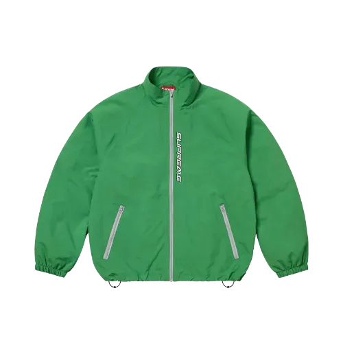 Jaqueta Supreme Contrast Zip Track Green - Droper