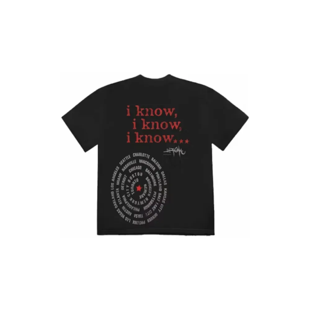 Camiseta Travis Scott Utopia Circus Maximus 2023 Tour Black - Droper