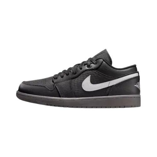 Air Jordan 1 Low Black White Dark Smoke Grey