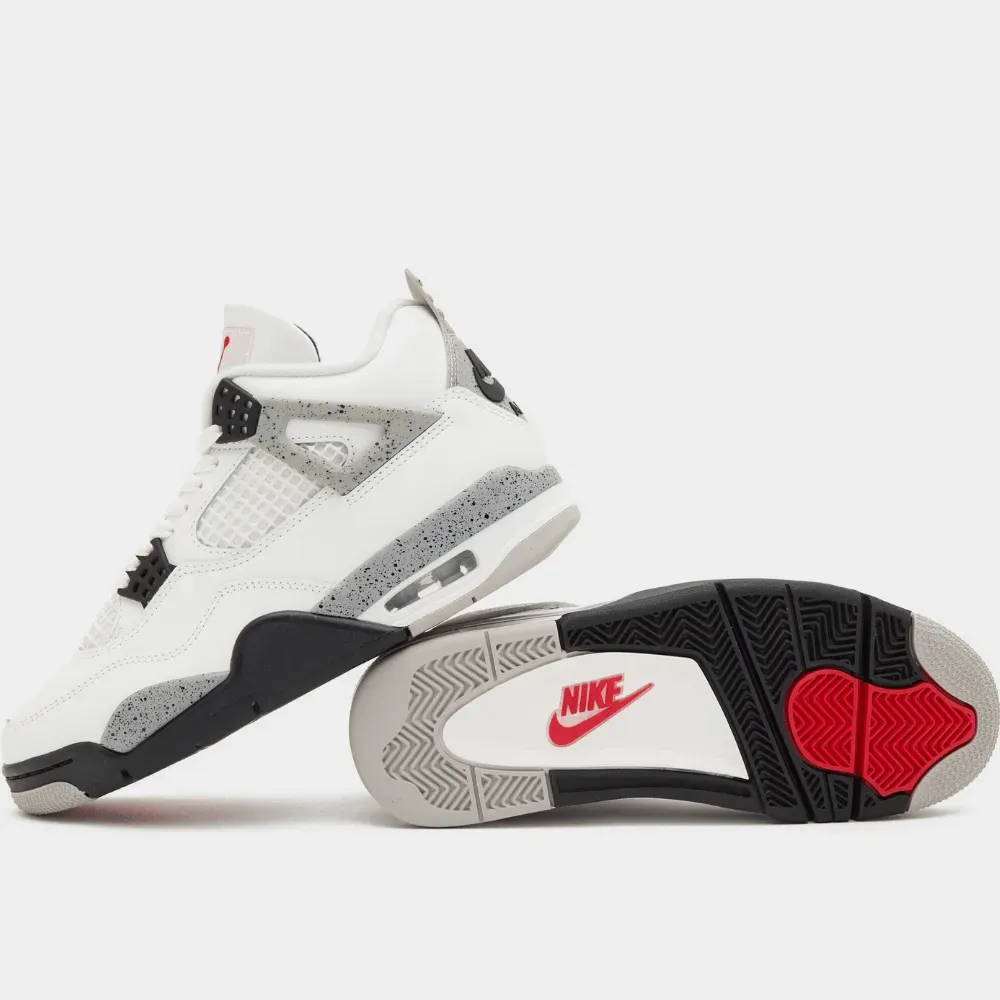 Air Jordan 4 White Cement (2025) - Droper