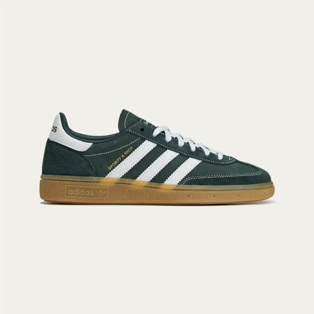 Sporty & Rich x adidas Handball Spezial Dark Green Cloud White Gum