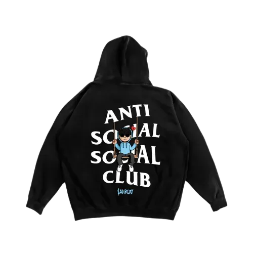 SADBOYZ x Anti Social Social Club Moletom Swing Black - Droper