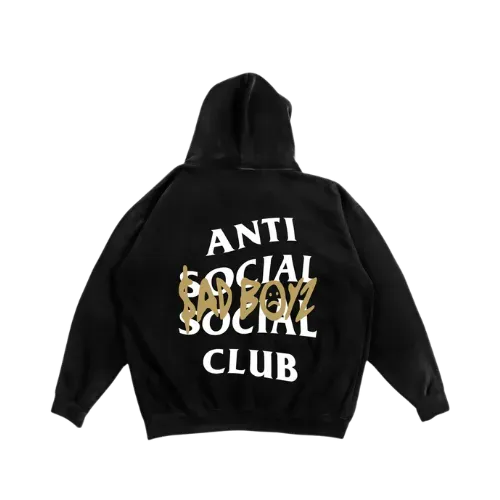 SADBOYZ x Anti Social Social Club Moletom Gold Black - Droper