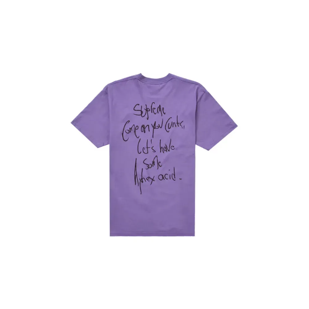 Aphex Twin x Supreme Camiseta Windowlicker Purple - Droper