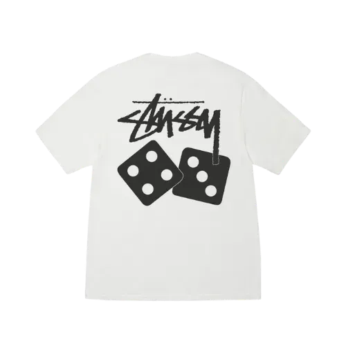 Camiseta Stussy Dice Pigment Dyed Natural