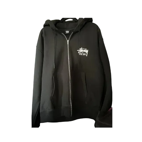 Moletom Stussy New York Zip Up Black