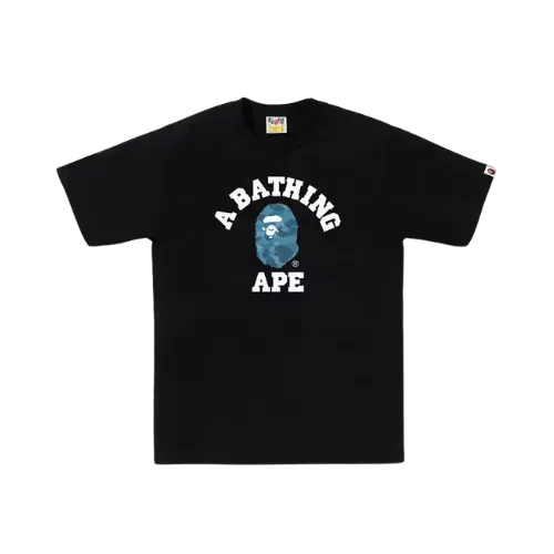 Camiseta BAPE Honeycomb Camo College Black Blue