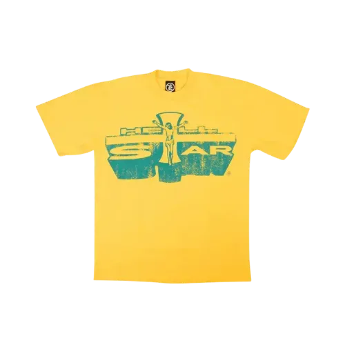 Camiseta Hellstar Jesus Emblem Yellow