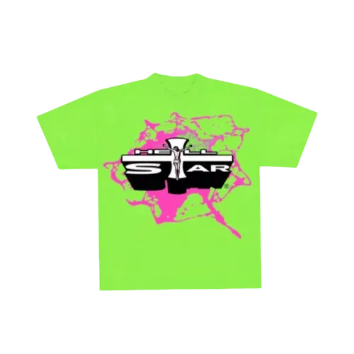 Camiseta Hellstar Jesus Emblem Green