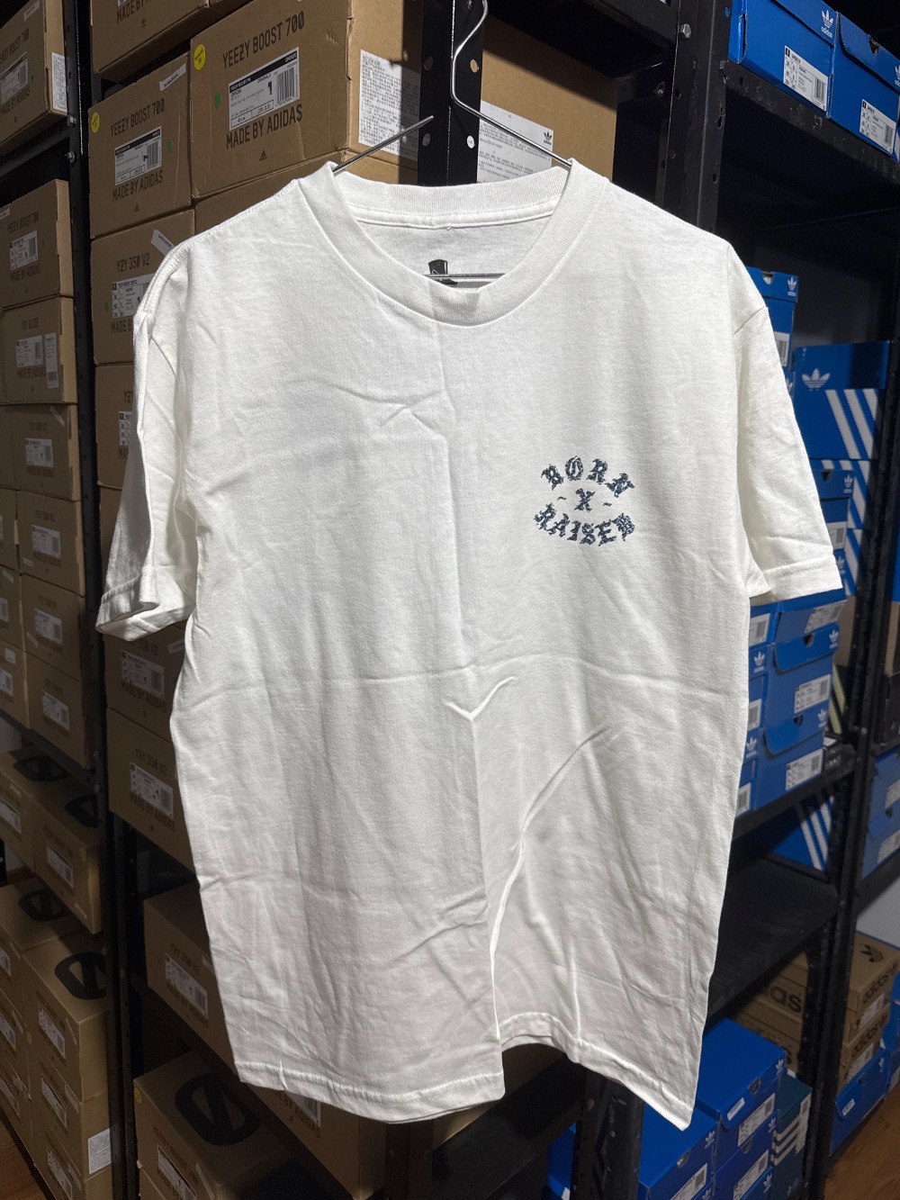 Camiseta Born x Raised Rocker White Blue
