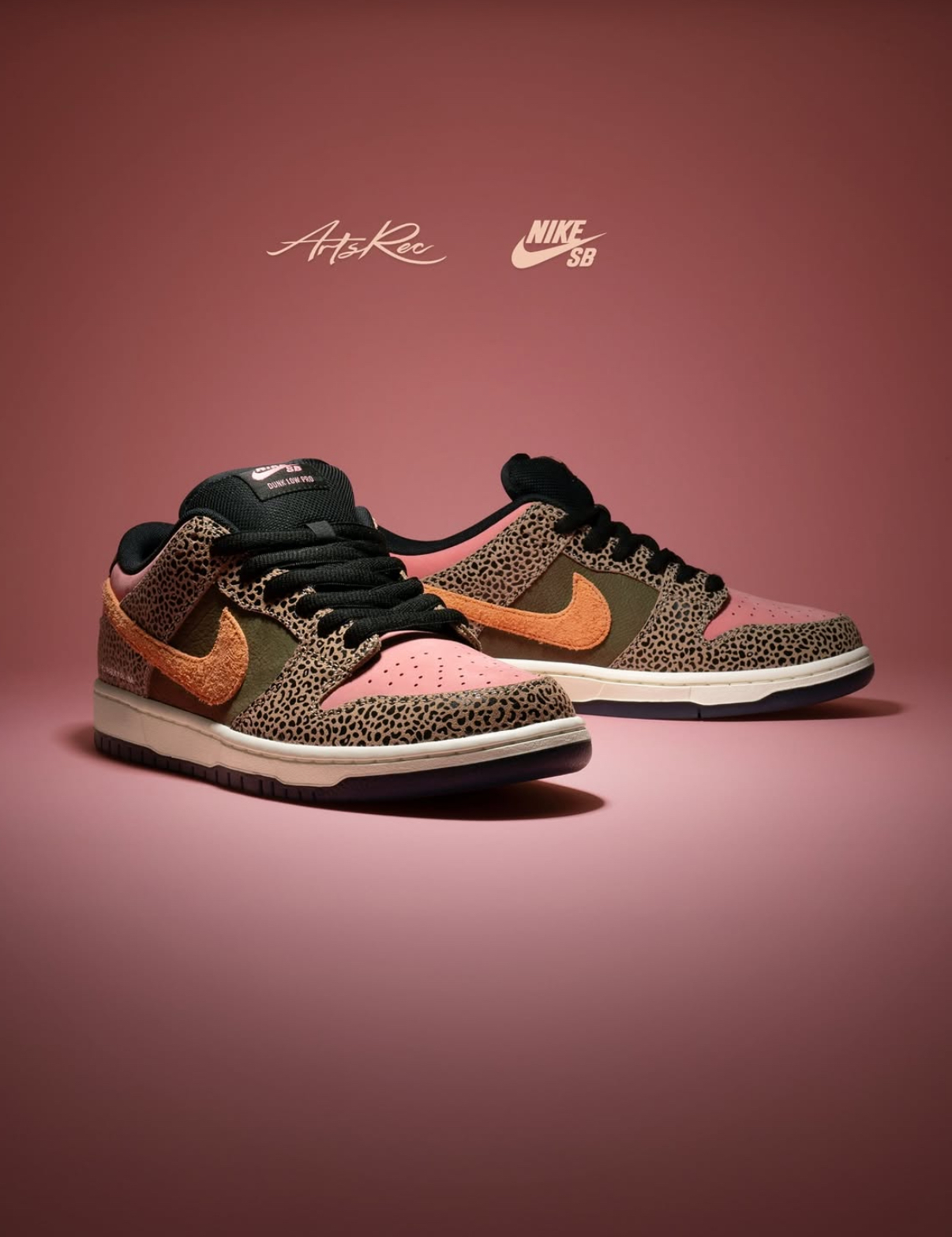 Nike SB x Arts-Rec Dunk Low: Estilo único com toque “Safari”