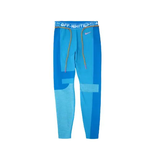 Off-White x Nike Calça Easy Run Tight Photo Blue