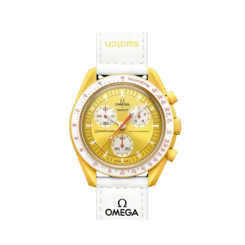Swatch x Omega Relógio Bioceramic Moonswatch Mission to the Sun