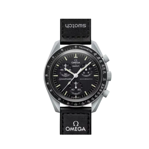 Swatch x Omega Relógio Bioceramic Moonswatch Mission Neptune