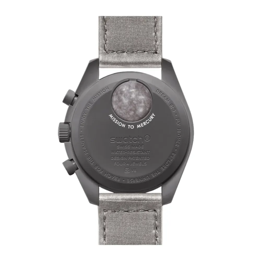 Swatch x Omega Relógio Bioceramic Moonswatch Mission to Mercury 42mm foto 1