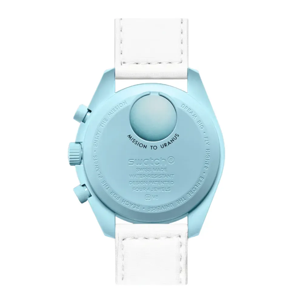 Swatch x Omega Relógio Bioceramic Moonswatch Mission to Uranus