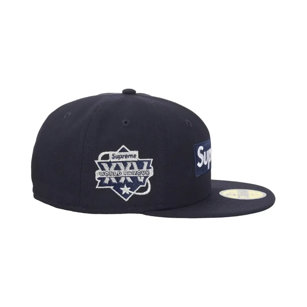 Boné Supreme Championship Box Logo New Era 59Fifty Navy - Droper