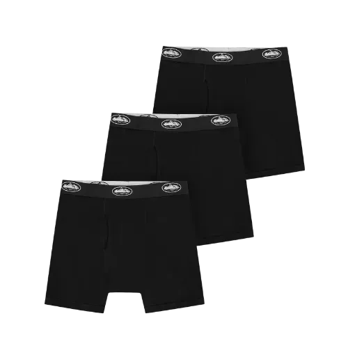 Cueca Corteiz Alcatraz Black (3 Pack)
